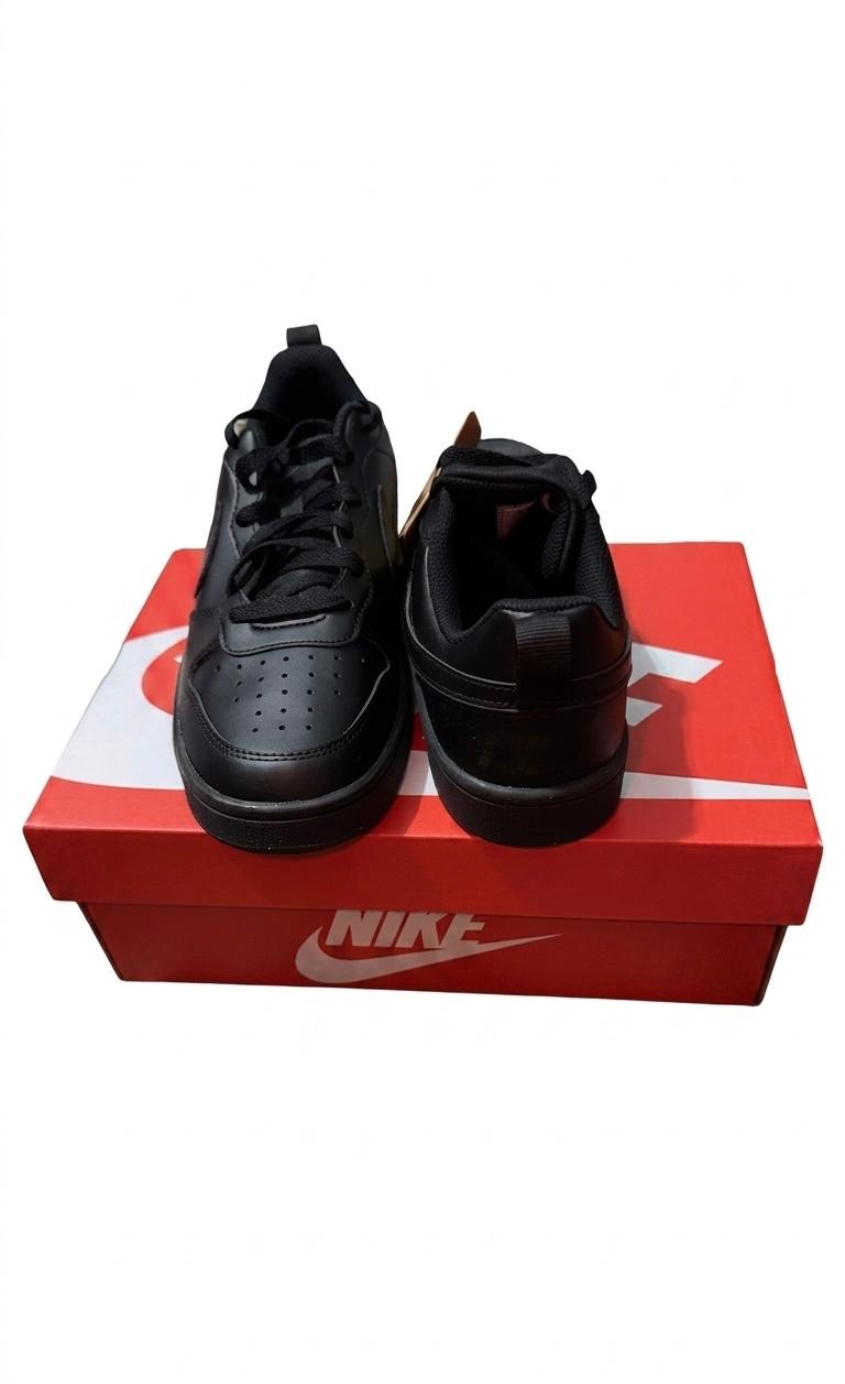 All-Black Nike Court Sneakers