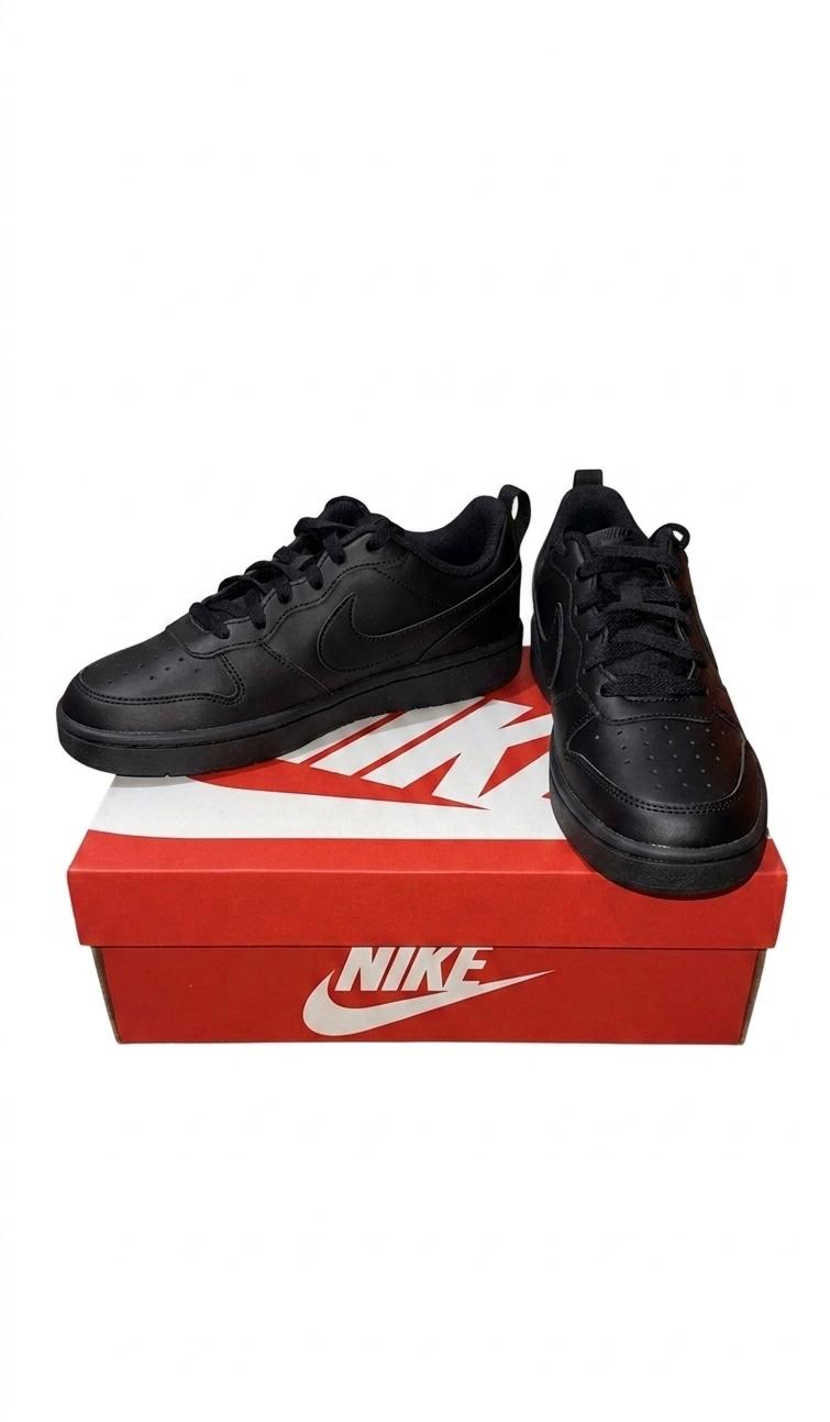 All-Black Nike Court Sneakers